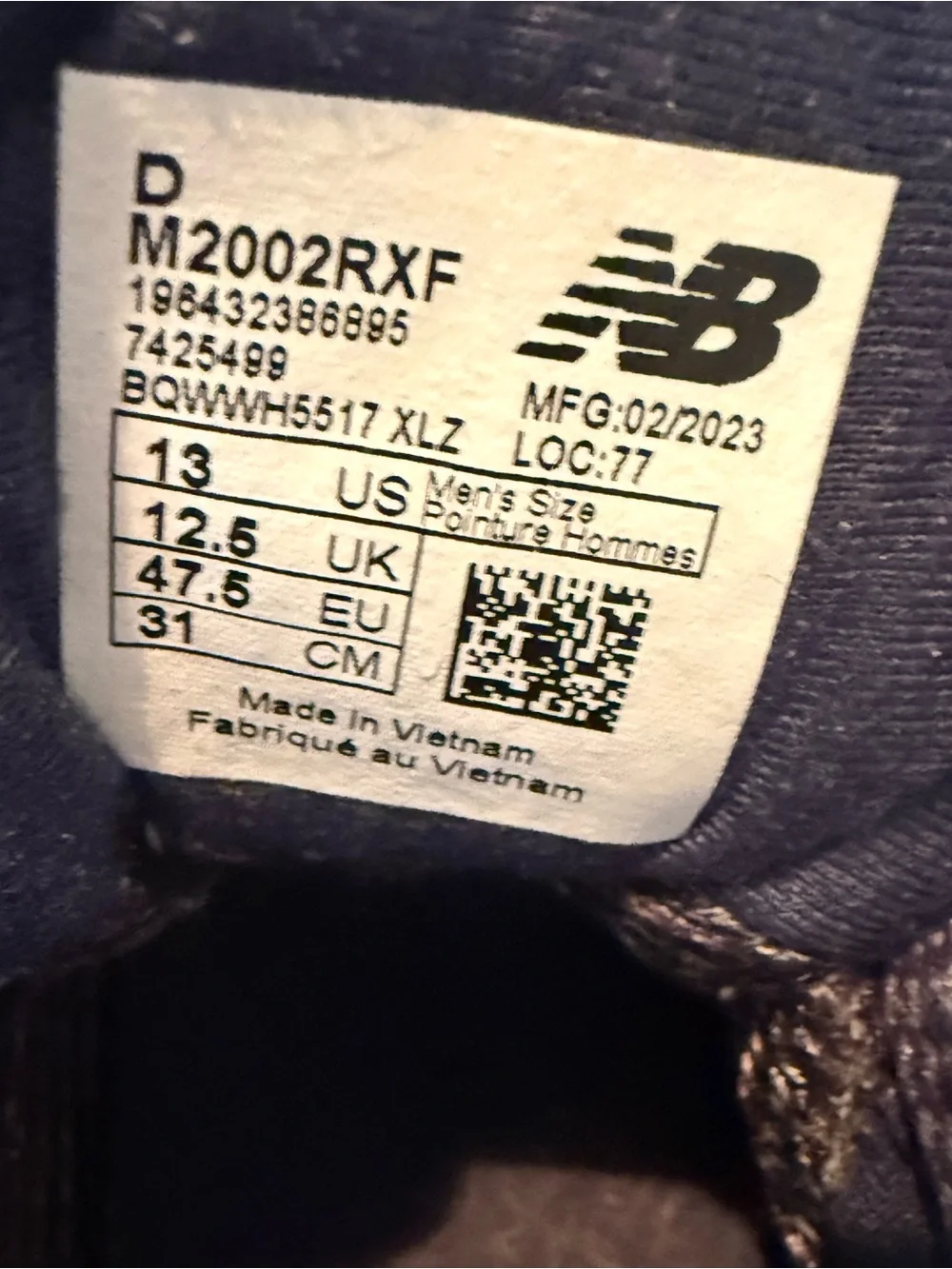 New Balance 2002R Gore-Tex Navy Arctic Grey Athletic Shoes